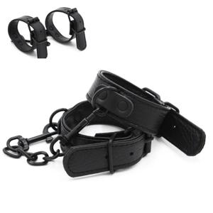 남녀 코스프레 공연 소품 구속 팔찌 가죽 버클 고딕 펑크 스타일 조절 가능한 손목띠
