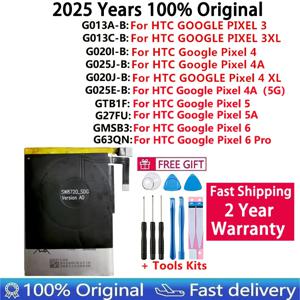 HTC GOOGLE 2 2B 픽셀 3 Pixel3 XL 3XL 4XL Pixel4 XL 픽셀 4 4A 5A 5 5G 6 Pro Nexus S1 배터리 용 100% 기존 새 배터리