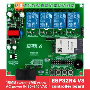 ESP32 - Wi-Fi Bluetooth TASMOTA 스마트 홈 시스템, 홈 어시스턴트용 4개의 릴레이 컨트롤러 보드. ESP32R4.