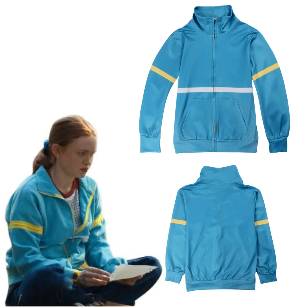 새로운 어린이 집업 후드티 맥스 메이필드 코스프레 지퍼 후드 재킷 할로윈 소녀 소년용