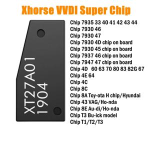 VVDI XT27 슈퍼 칩 XT27A 클론 칩 (4C/4D/4E/43/45/46/47/48/T1/T3/8A/8C/8E/7935 호환) Xhorse VVDI Max Pro/VVDI Mini 키 툴용