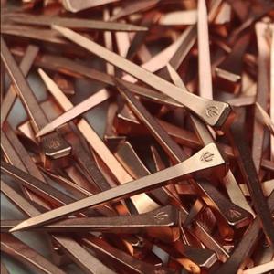 50pcs 말굽 손톱 구리 도금 강철 말 신발 손톱 공예 높은 인장 강도 정밀 손톱