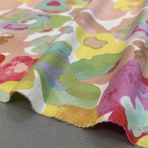 수채화 낙서 100% 코튼 포플린 40S 자유 패브릭처럼 바느질 천 드레스 스커트 키즈 디자이너를위한 디지털 인쇄