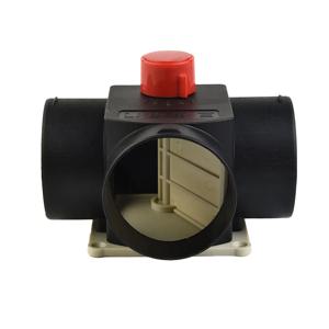 75mm 자동차 히터 에어 벤트 덕트 T 피스 배기 커넥터 (Webasto 디젤 주차 히터 용 이중 조절 밸브 플랩 포함)