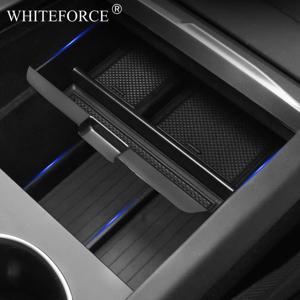 Tesla Model 3 Highland 센터 콘솔 보관 정리 케이스 팔걸이 보관함 상단 및 하단 실리콘 미끄럼 방지 매트