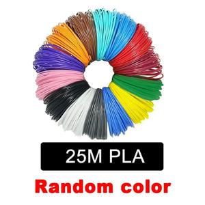 25M PLA PCL 3D 인쇄 펜 소모품 3D 인쇄 펜용 무취 안전 플라스틱 필라멘트 직경 1.75mm