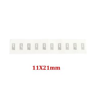 RFID 라벨 태그 213 위조 방지 전자 라벨, NFC 칩 Ntag213 스티커, 습식 인레이, 11x21mm, 13.56MHz, 10 개