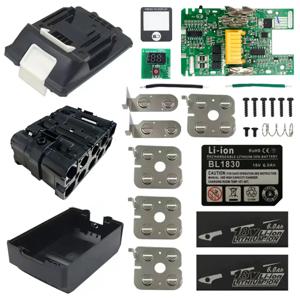 BL1830 리튬 이온 배터리 케이스 충전 보호 회로 기판 PCB LED 디지털 표시기 상자 Makita 18V 6.0Ah 하우징 쉘