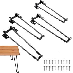 1pcs 접이식 테이블 다리 의무 금속 테이블 다리 세트 접이식 가구 접이식 노트북 커피 테이블 교체 침대 캐비닛