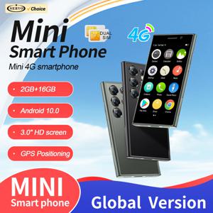 SERVO S24 미니 4G LTE 스마트폰 안드로이드 시스템 2GB+16GB 플레이 스토어 왓츠앱 와이파이 얼굴 인식 3.0인치 소형 스마트폰 듀얼 SIM 카드