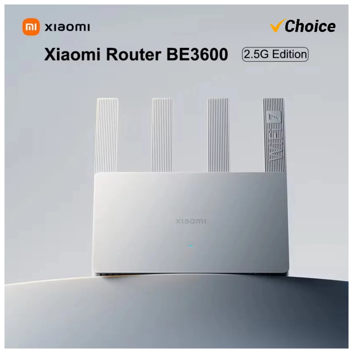 Xiaomi 라우터 BE3600 새로운 WiFi7 2.5G 이더넷 포트 3600Mbps 초고속 네트워크 속도 Mi Home APP와 함께 작동