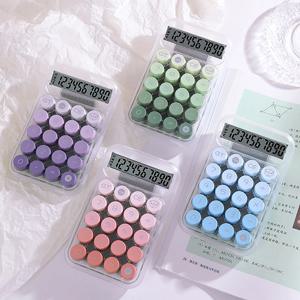 계산기 사무실 상업용 투명 도파민 그라데이션 컬러 컴퓨터 귀여운 높은 외관 수준 계산기