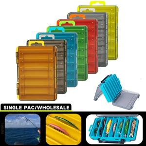 12 구획 낚시 상자 야외 휴대용 양면 미끼 미끼 조직 다기능 고품질 낚시 도구 상자