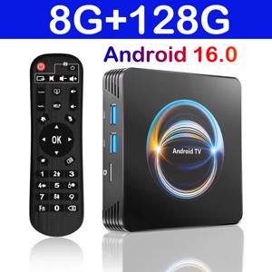 X66 TV 박스 안드로이드 16 ATV RK3528 쿼드 코어 5G 듀얼 Wifi 8K 4K 미디어 플레이어 Wifi6 TB 6.0 Ram 8GB Rom 32GB 64GB 128GB 셋톱 박스