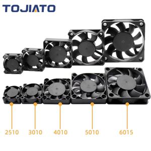 DC 브러시리스 냉각 팬 2510/3010/4010/5010/5015/6015mm 3D 프린터 부품용 12V/24V 2Pin Dupont 와이어 원심 터보 송풍기