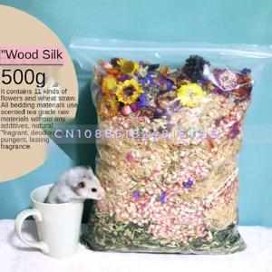 자연 꽃 햄스터 침구 여름 나무 양모 햄스터 침구 작은 동물 케이지 조경 용품 쥐 Accesorios