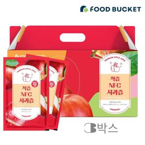 푸드버킷 물없이 갈아만든 NFC저온착즙 사과즙 50포, 3박스