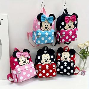 대용량 책가방, 대용량 접이식 야외 데이팟이 있는 여성용 디즈니 미키 백팩