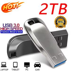새로운 플래시 드라이브 2TB USB 3.0 미니 고속 메탈 펜드라이브 1TB 512GB 스틱 드라이브 방수 메모리아 저장장치 U 디스크 2026