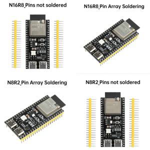 ESP32-S3 듀얼 Type-C 개발 보드 코어 보드 ESP32-S3 N16R8 N8R2 WS2818RGB 모듈(안테나 베이스 포함)