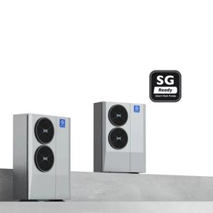 눌라이트 R290 8KW 12KW 공냉식 히트펌프 SG Ready DC 인버터 공기열 히트펌프 온수기 중앙 냉난방 온수