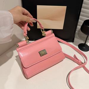 가죽으로 만든 럭셔리 브랜드 여성 메신저 백, 여성용 세련된 숄더백, 인기 있는 클래식 우아한 핸드백