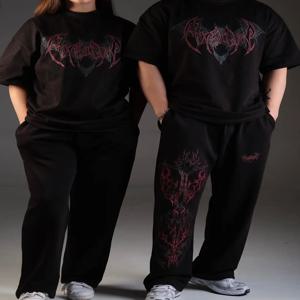 01-2000년대 레트로 스포츠 속건 스웨터 팬츠 남성 스트라이프 땀 흡수 통기성 팬츠 피트니스 트레이닝 팬츠 미국 사이즈