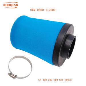 CF 400 450 500S 500 H.O.용 에어 필터 520 550 550EX 600 625 X6 800 X8 U8 Z8 Z8-EX 트레일 800XC 850 ATV UTV SSV OEM 0800-112000