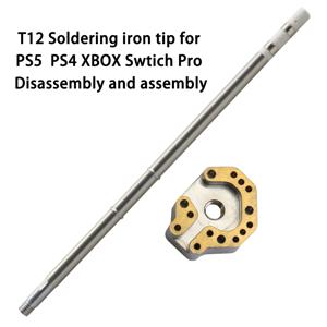 T12/C245/936 조이스틱 납땜 인두 팁 Xbox ps4 ps5 스위치 프로 컨트롤러 조이스틱 분해 수리 도구 용 가열 몰드