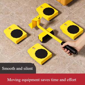 5개 세트 중량급 가구 리프터 가구 이동 운반 롤러 세트 중량급 리프터 운반 도구 이동 롤러 휠