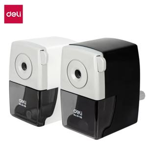 DELI 데스크탑 회전식 연필깎이 수동 연필 커터 헤비 듀티 학교용 연필깎이 교실 사무실 가정용 문구류