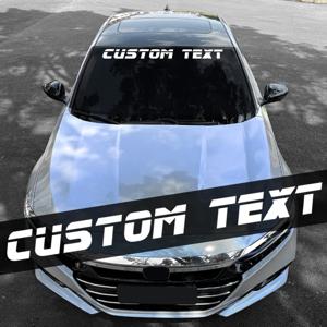 맞춤형 자동차 스티커 1개, 자동차 앞유리 차체용 자가 접착 방수 개인 맞춤형 보트 비닐 데칼