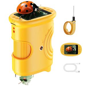 어린이용 1000배 포켓 현미경, 4K 2.0인치 화면 디지털 휴대용 충전식 과학 장난감 STEM 교육용 선물