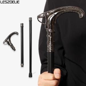 남성용 럭셔리 뱀머리 지팡이 패션 장식 빈티지 코브라헤드 워킹스틱 우아한 파티 지팡이 코스프레