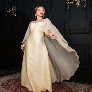 맞춤형 신부 어머니 드레스 Ypmwzx V넥 바닥 길이 웨딩 파티 가운 정장 원피스 이브닝 드레스