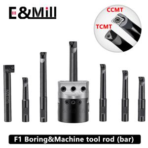 F1 2인치 3인치 50mm 75mm 보링 헤드 로드 12mm 18mm 선반 기계 공구 홀더 바 (CCMT06 TCMT11 보링 인서트 공구용 핸들)