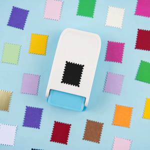 1x0.8 인치 직사각형 우표 펀치, 레버 액션 공예 펀치 종이 공예 스크랩북 핸드메이드 종이 펀치 공예용