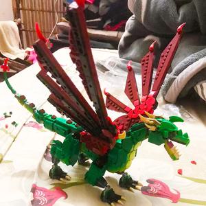 31161 신제품 3N1 중세 비행 용 조립 블록 장난감 모델 어린이 생일 선물 715PCS