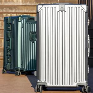 30/28/26/24/20인치 여행용 가방 고품질 두꺼운 PC 소재 트롤리 케이스 알루미늄 프레임 TSA 잠금 롤링 러기지