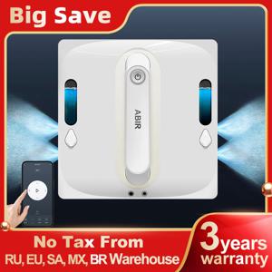 ABIR WD9 로봇 창문 청소기: 4방향 물 분사, 레이저 센서, 9000 PA 흡입력, 저소음, 건식/습식 스크래핑 및 닦기 기능을 하나의 장치에 통합