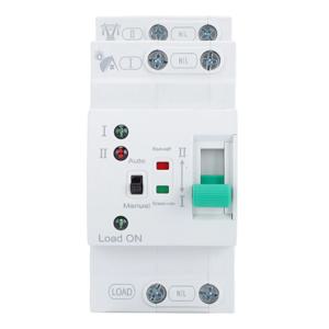 미니 ATS 자동 수동 전환 스위치 2P 80A 가정용 발전기 이중 자동 전기 선택 스위치 DIN 레일 장착 초박형 P