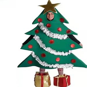 2025년 신상 커플 부모-자녀 크리스마스 카니발 파티 코스프레 소품 무대 공연 크리스마스 트리 의상 전통 한복