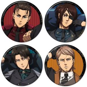 58mm 애니메이션 진격의 거인 에렌 예거 리바이 아커만 코스프레 의상 배지 핀 SPTE 주석판 브로치 ﻿   크리스마스 선물