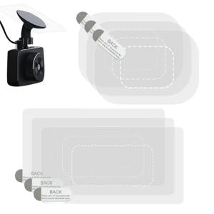 Dashcam 앞 유리 스티커 Dash Cam 용 정전기 스티커 Dash Cam 용 6pcs 정전기 스티커 투명 앞 유리