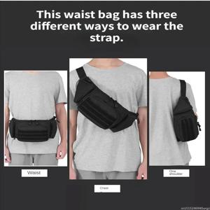 허리 가방 다기능 아웃도어 하이킹 러닝 사이클링 스포츠 숄더백 휴대용 방수 범백 남녀 공용