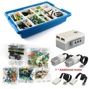 WeDo 2.0 코어 세트 RC 로봇공학 STEAM 박스형 키트 레고 45300 호환 WeDo 빌딩 블록 DIY 교육용 장난감 크리스마스 선물