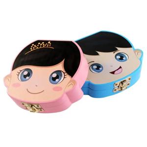 나무 아기 치아 상자, 영어/스페인어/중국어/네덜란드어 우유 치아, 배꼽 정리, 남아/여아 기념품 케이스, 선물