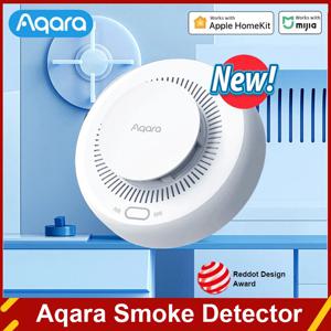 Aqara 연기 경보 센서 Zigbee 3.0 무선 스마트 홈 주방 흡연 센서 감지기 Homekit & Mijia App 센서와 함께 작동