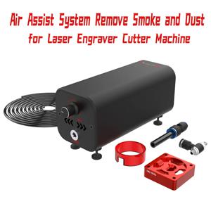 두 그루의 나무 X1 레이저 공기 공기 흐름 보조 키트 10-30L/min 공기 보조 시스템 TTS-55 레이저 조각기 기계의 연기 및 먼지 제거