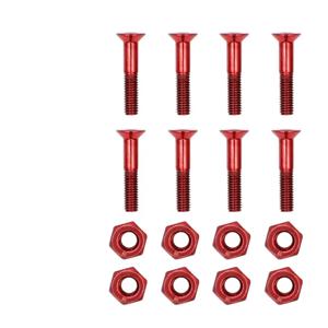 25mm 29mm 골드 하드웨어 피쉬 보드 볼트, 스케이트 보드 부품, 철 29mm 하드웨어 플랫 헤드 육각 소켓, 8 개